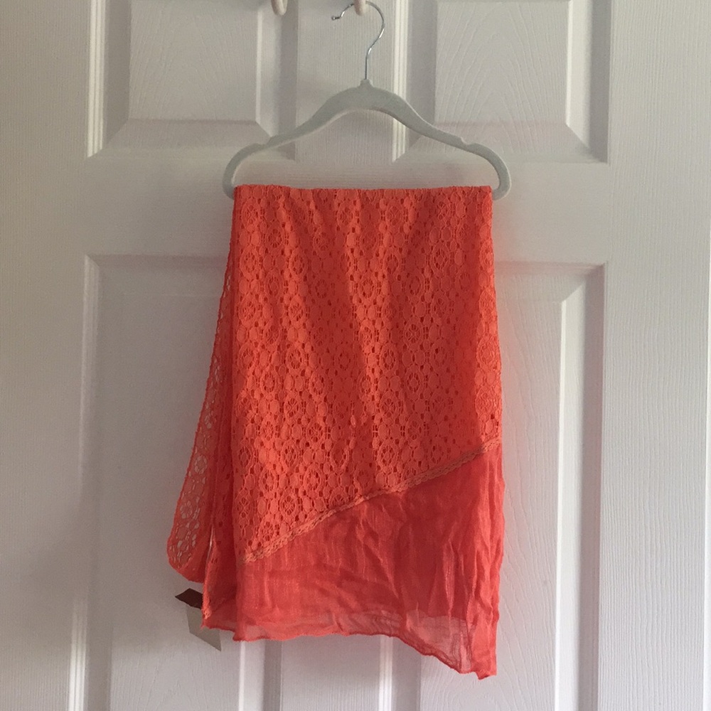 Coral Pink Scarf